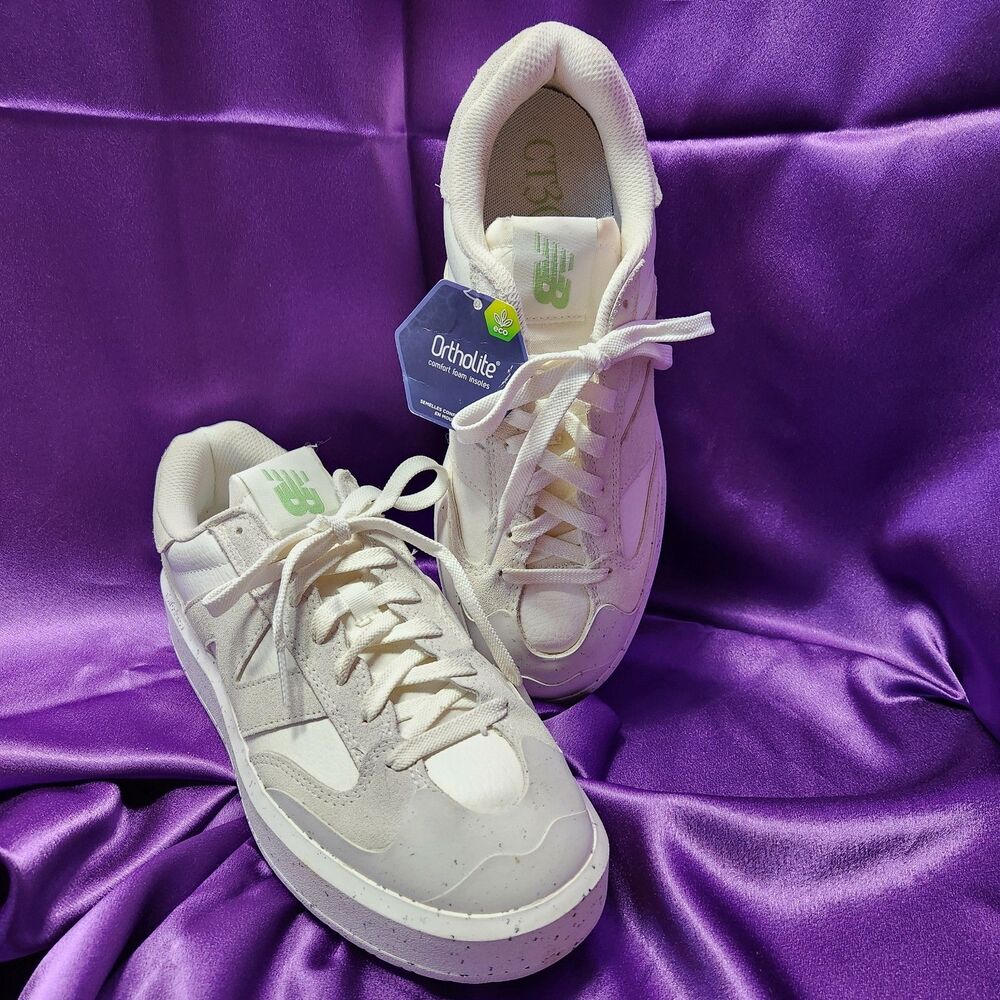 New Balance CT302 Ortholite Court Shoes Size 8.5 US Men Sneaker White No Box